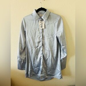 Women’s Satin Blouse – Size M (Approx.) – New with Tags